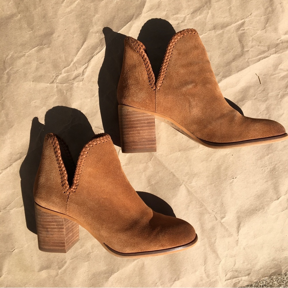 Phoebe Frye Ankle Boots Braided Booties size 7 - Picture 4 of 11
